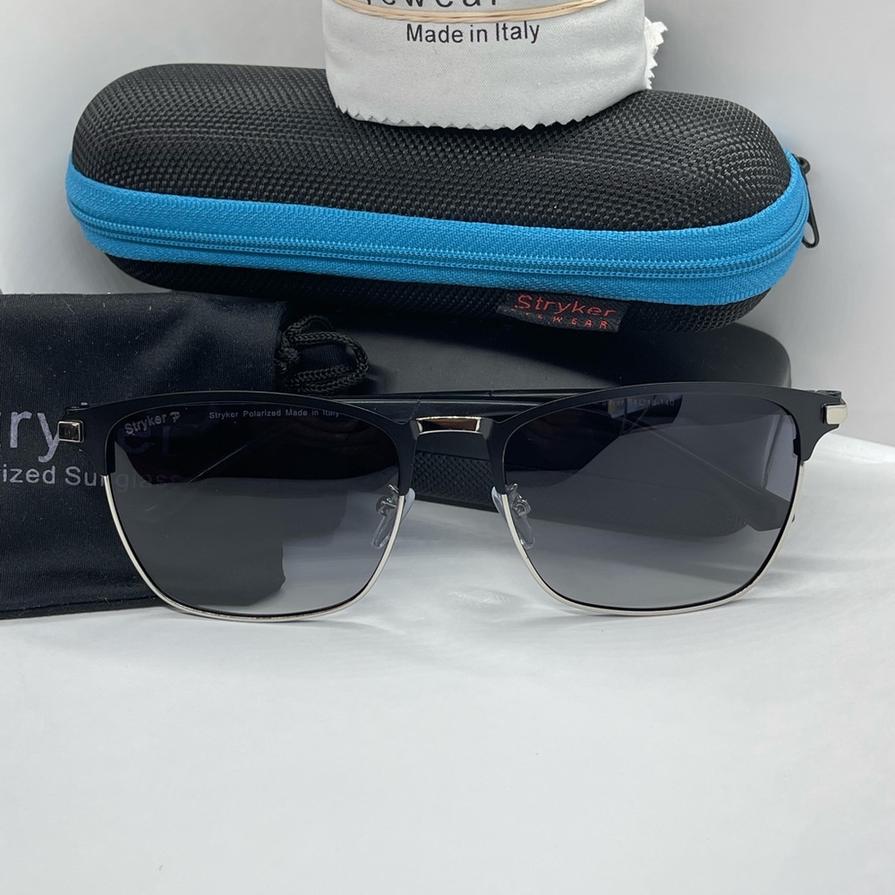 New Stryker Polarized Sunglass ST06213 Black/Gold